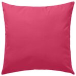 vidaXL Oreiller d'extérieur lot de 2 60 x 60 cm Rose