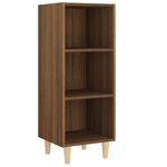vidaXL Buffet Chêne marron 34 5x32 5x90 cm Bois d'ingénierie