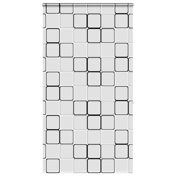vidaXL Store enrouleur de douche avec cassette largeur du tissu 126 cm