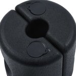 vidaXL Poids de tonnelle 4 Pièces PE Noir