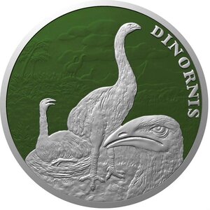 Pièce de monnaie en Argent 5 Dollars g 42 Millésime 2025 Ice Age MOA BIRD