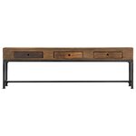 vidaXL Meuble TV 150 x 30 x 46 cm Bois de récupération massif