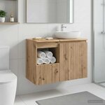 vidaXL Armoire de salle de bain Chêne artisanal 30 x 41 x 50 cm