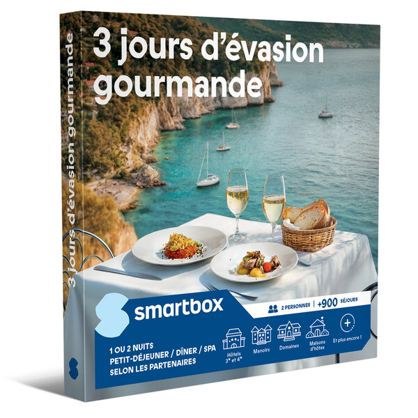 SMARTBOX - Coffret Cadeau 3 jours d'évasion gourmande -  Séjour