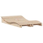 vidaXL Chaises longues lot de 2 205x60x31 5cm bois massif de pin
