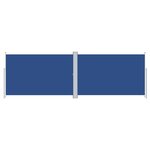 vidaXL Auvent latéral rétractable Bleu 200x600 cm