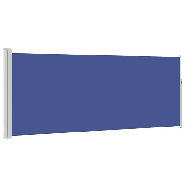 vidaXL Auvent latéral rétractable 120 x 300 cm Bleu