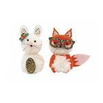 2 Animaux a pompons a creer