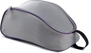 Sac range chaussures - ki0501 - gris clair et violet