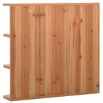 vidaXL Armoire à miroir de salle de bain Chêne 66x17x63 cm MDF