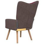 vidaXL Chaise de relaxation Patchwork Tissu