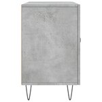 vidaXL Buffet gris béton 100x36x60 cm bois d'ingénierie