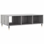 vidaXL Table basse sonoma gris 104x60x35 cm bois d'ingénierie