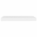 vidaXL Matelas en mousse blanc 140x200 cm dureté H2 H3