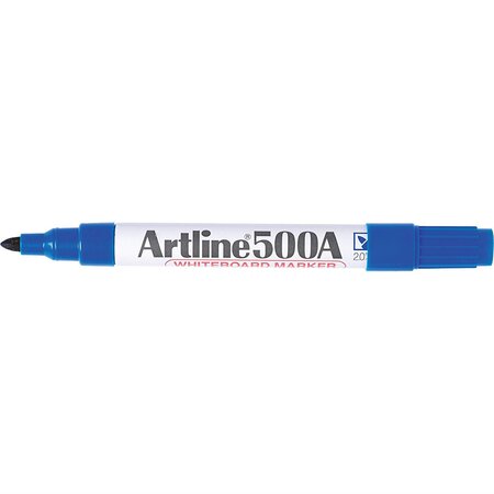 Marqueur '500A' effaçable à sec pointe conique 2 mm bleu ARTLINE