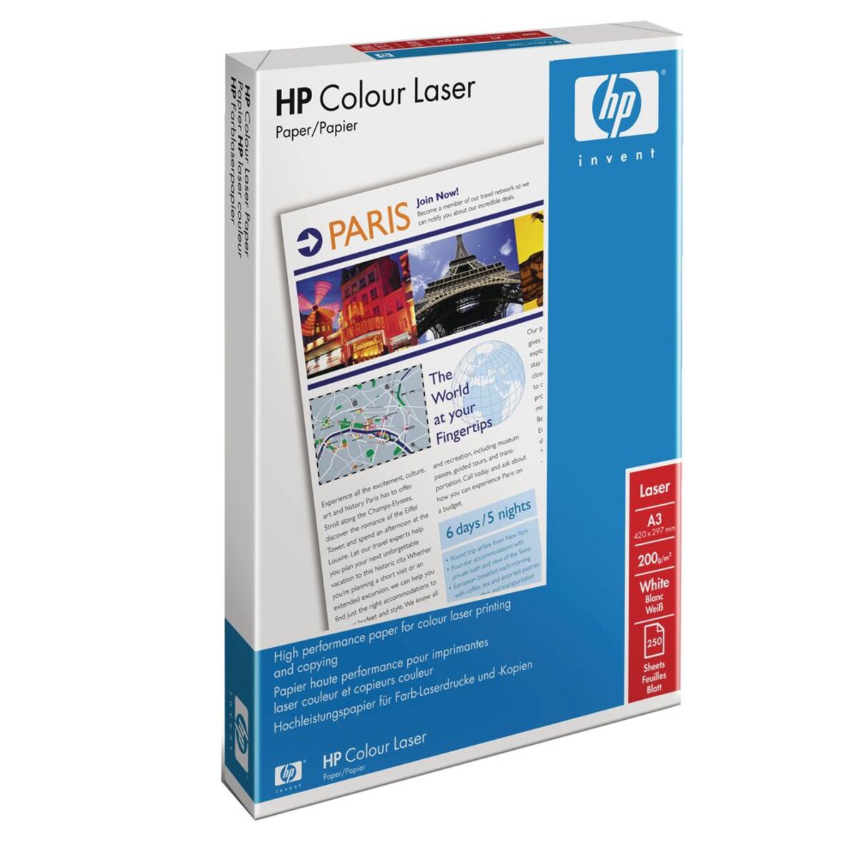 PRO-DESIGN®, papier surfacé, blancheur élevée, 200g, A4, FSC®, ramette de 250 feuilles (Lot de 2