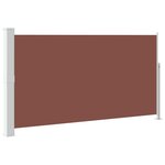 vidaXL Auvent latéral rétractable de patio 160 x 300 cm Marron