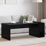 vidaXL Table basse Chêne noir 101 5 x 50 x 37 cm Bois d'ingénierie