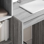 vidaXL Bureau Autre Sonoma gris 60 x 50 x 76 cm Bois d'ingénierie