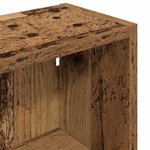 vidaXL Armoire murale de salle de bain Bois ancien 40 x 16 x 62 5 cm