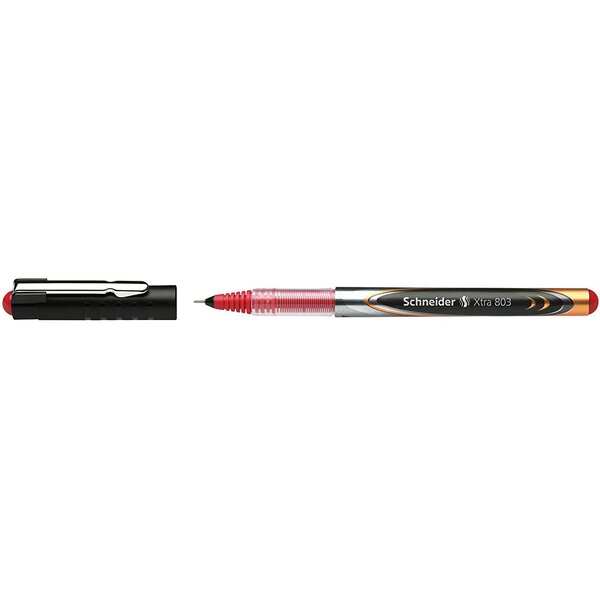 Roller à encre xtra 803 pte aiguille 03 rouge x 10 schneider
