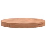 vidaXL Dessus de table Ø40x4 cm rond bois massif de hêtre