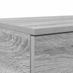 Tiroirs de lit vidaXL Gris Sonoma 180x36 5x16 5 cm en bois d'ingénierie