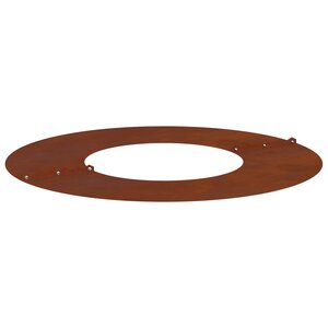 vidaXL adapté pour anneaux d'arbre plats 5 Pièces Marron Ø30 / 60 cm