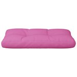 vidaXL Coussin de palette rose 70x40x12 cm tissu