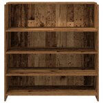 vidaXL Bureau de réception vieux bois 100x50x103 5cm bois d'ingénierie
