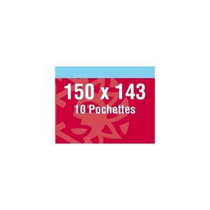 Pochettes noires double soudure 150 x 143 mm pour Bloc Arphila.