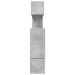 vidaXL Ensemble de meubles TV 8 Pièces Gris béton Bois d'ingénierie
