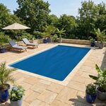 vidaXL Couverture de piscine solaire 1000 x 500 cm 110 μm Carré PE
