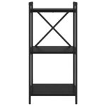 vidaXL Étagère Chêne noir 40 x 30 x 85 cm Bois d'ingénierie