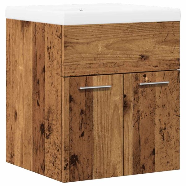 vidaXL Ensemble de meubles salle de bain 2 Pièces bois d'ingénierie