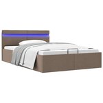 vidaXL Cadre de lit à rangement hydraulique sans matelas 120x200 cm