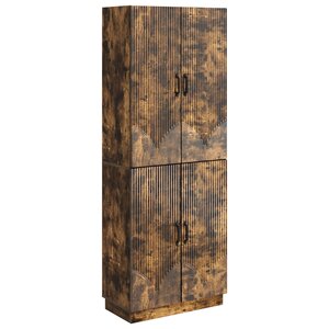 vidaXL Ensemble de Meubles 2 Pièces Chêne fumé Bois d'ingénierie