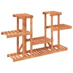 vidaXL Support à fleurs 110x25x73 cm bois massif de sapin