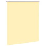 vidaXL Store enrouleur occultant jaune largeur du tissu 136 6 cm