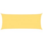 vidaXL Voile d'ombrage 160 g/m² Beige 2x5 m PEHD