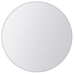 vidaXL Carreau de miroir 8 Pièces Rond Verre