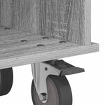 vidaXL Meuble TV Gris Sonoma 68 5 x 35 x 35 cm Bois d'ingénierie