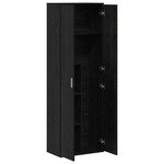 vidaXL Highboard Chêne Noir 60x35x180 cm Bois d'Ingénierie