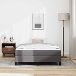 vidaXL Lit avec matelas Gris 120 x 200 cm Faux cuir
