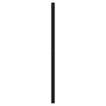 vidaXL Tête de lit métal noir 180 cm