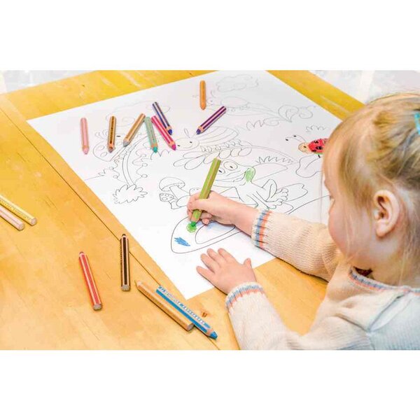 STAEDTLER® Noris® junior 8134 Spielknete, lufthärtend, 4 Sonderfarben