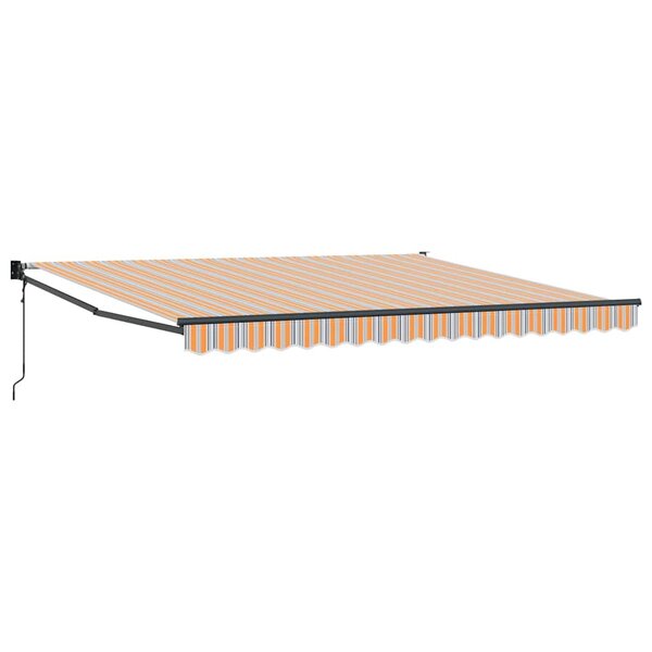 vidaXL Auvent Rétractable Multicolore 400 × 300 cm tissu