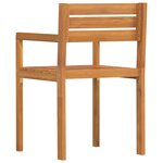 vidaXL Chaises de jardin 2 pièces 50x53x80 cm Bois massif Acacia