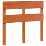 vidaXL Cadre de lit sans matelas cire marron 100x200cm bois pin massif