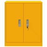 vidaXL Armoire de rangement Jaune moutarde 60 x 40 x 70 cm Acier